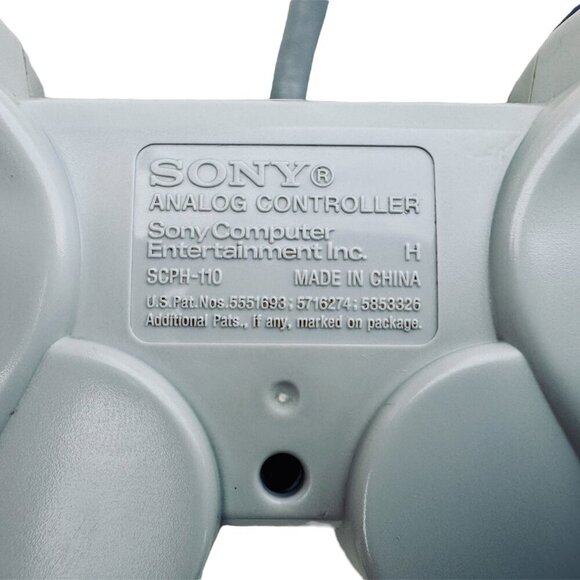 Sony PlayStation 1 PSone Analog Controller Gray Genuine SCPH-110 - Picture 5 of 9